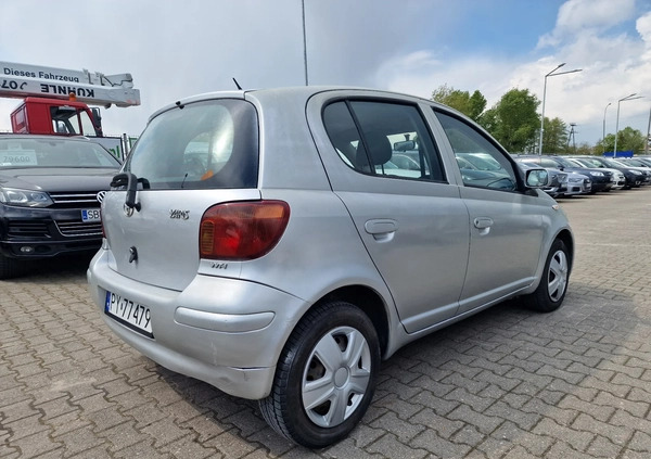 Toyota Yaris cena 6499 przebieg: 166177, rok produkcji 2003 z Daleszyce małe 137